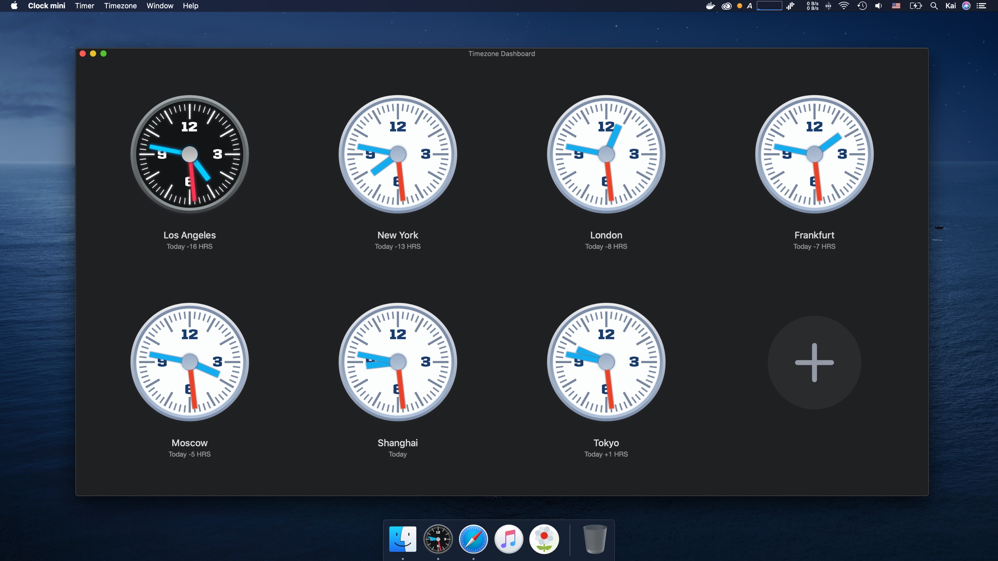 Timezone Dashboard
