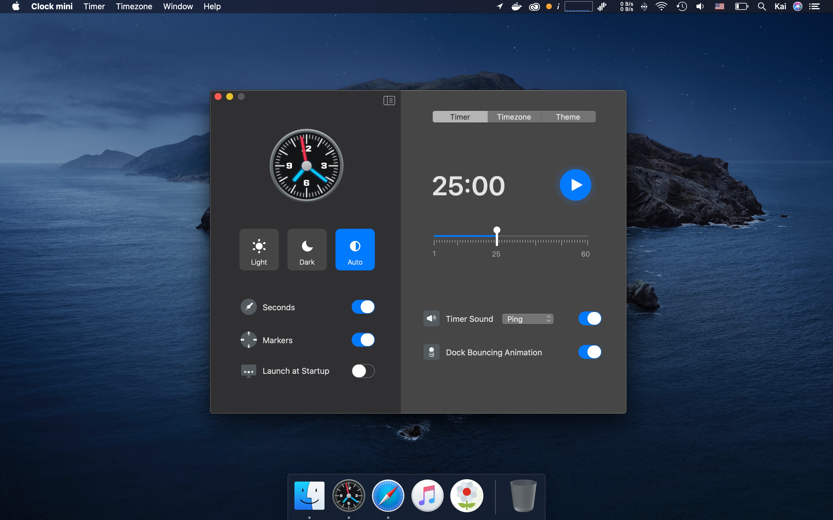 Timer - Main Window