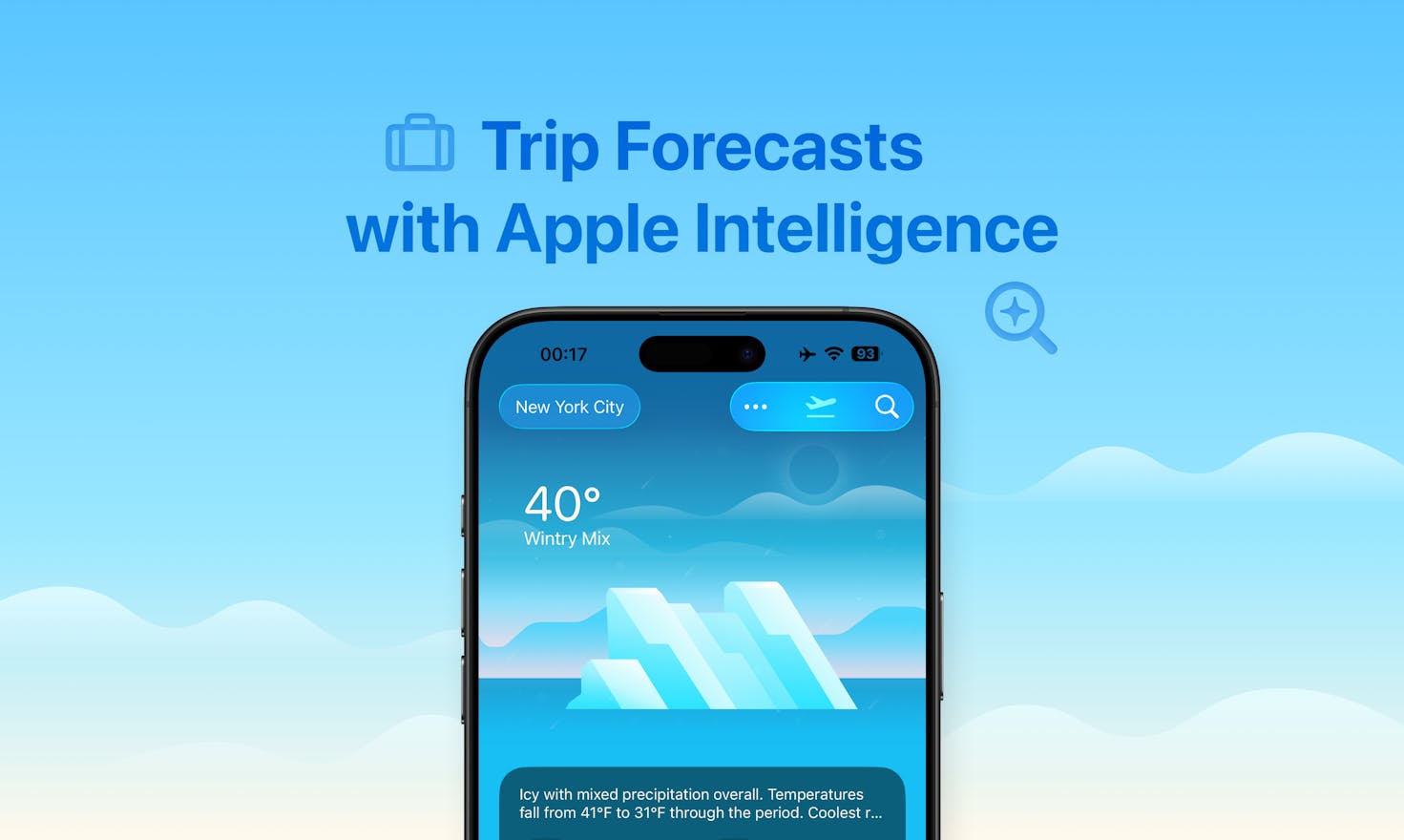Weather mini 3 trip forecasts Product Hunt gallery image